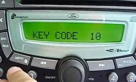 Desbloqueo de Estereo Ford CODE ERR LOCK o 10 CODE LOCK